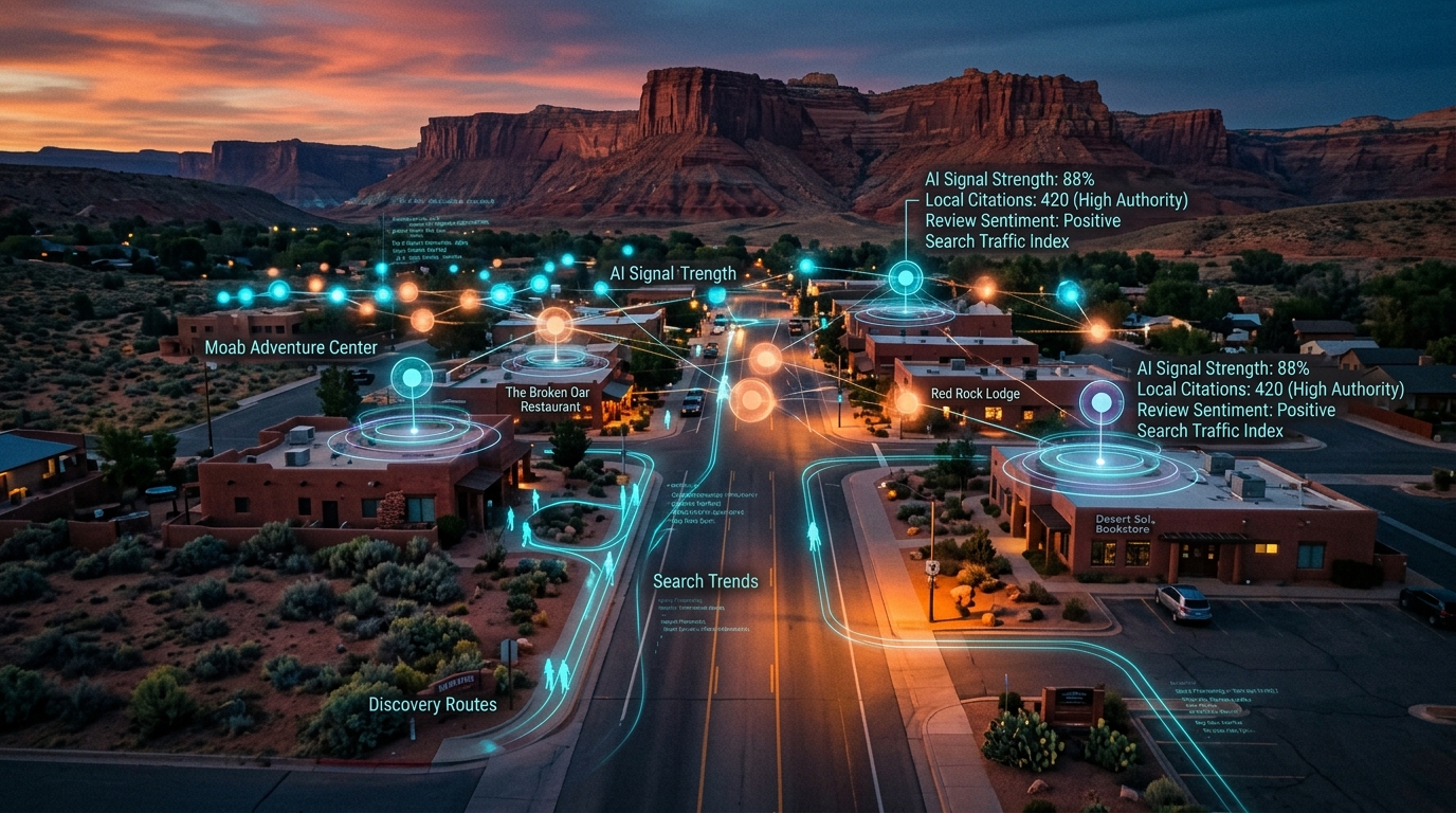 Featured image for Answer Engine Optimization: How St. George Businesses Get Named in AI Answers