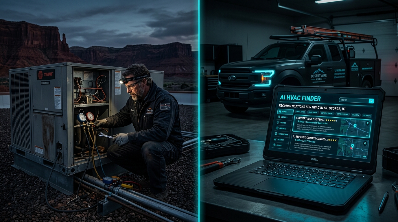 Featured image for Why HVAC Companies in Southern Utah Should Care About AI Search (Especially Right Now)